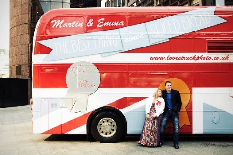 London Bus Wedding Photography London, quirky wedding photographer, fun wedding photographer, london bus wedding