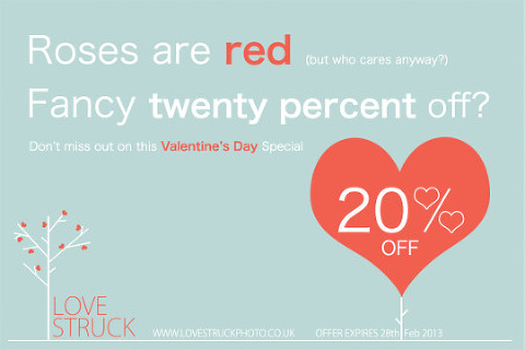 wedding photography offer valentines day lovestruckphoto
