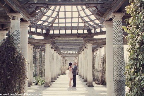 Pergola and Hill Gardens, Hampstead Heath Pre Wedding Photoshoot, London Engagement Shoot