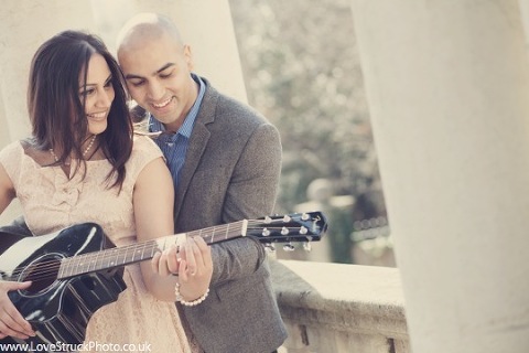 Pergola and Hill Gardens, Hampstead Heath Pre Wedding Photoshoot, London Engagement Shoot