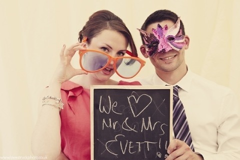fun wedding photobooth