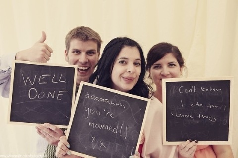 fun wedding photobooth