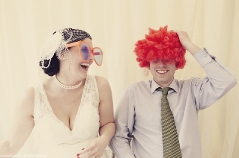 fun wedding photobooth