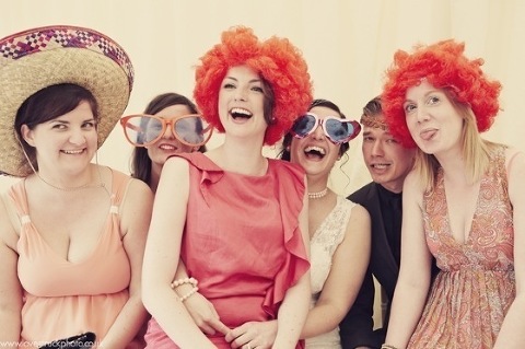 fun wedding photobooth