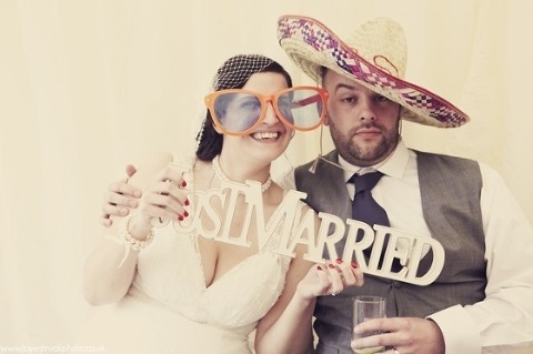 fun wedding photobooth