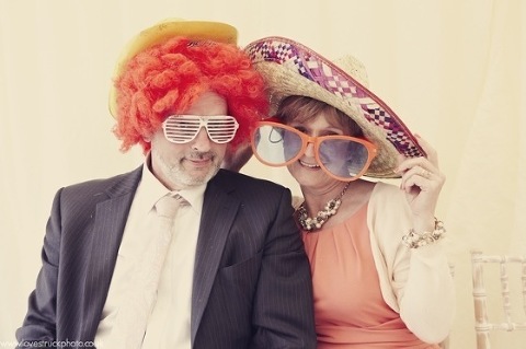 fun wedding photobooth