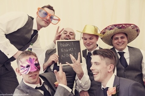 fun wedding photobooth