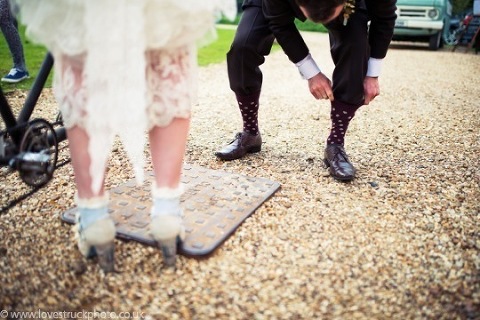 tandem wedding photography, tandem wedding portraits, quirky wedding photography