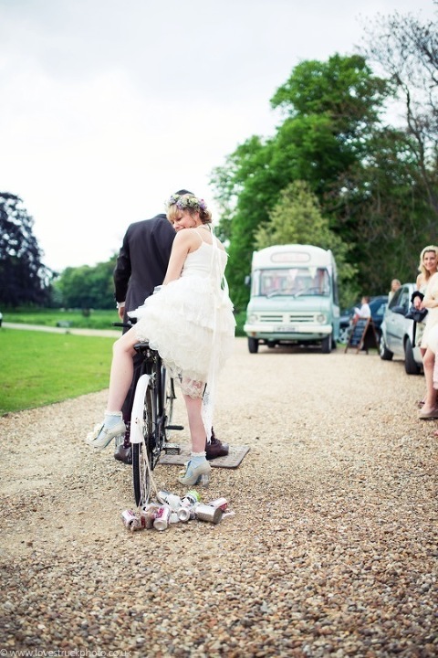 tandem wedding photography, tandem wedding portraits, quirky wedding photography