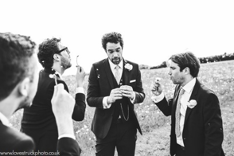 quirky wedding photos, cripps barn wedding, wedding groomsmen shots