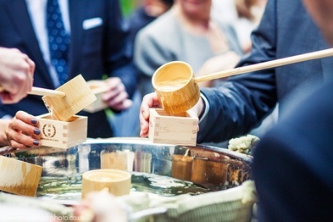 japanese wedding ceremony, quirky wedding photography, cripps barn wedding