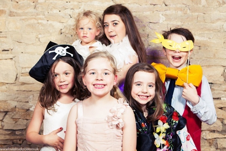 quirky wedding photobooth, cripps barn