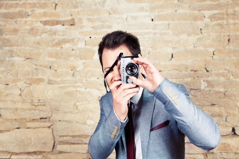 quirky wedding photobooth, cripps barn