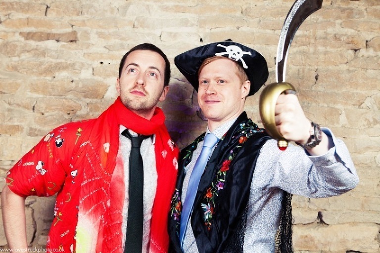 quirky wedding photobooth, cripps barn