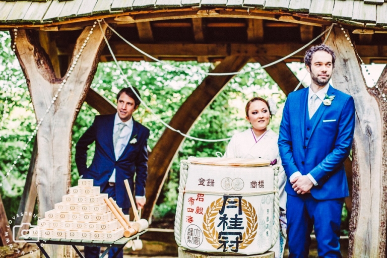 japanese wedding preparations, japanese wedding ceremony in cripps barn