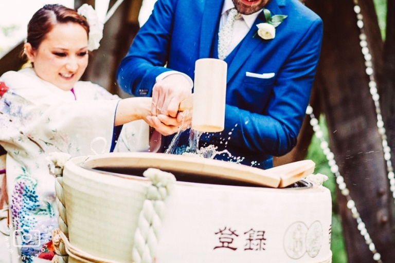 japanese wedding preparations, japanese wedding ceremony in cripps barn