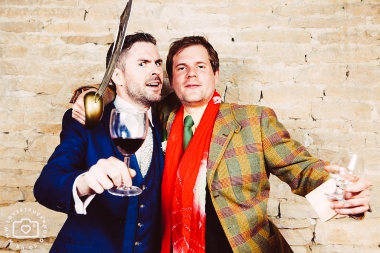 funny wedding photobooth, quirky wedding photobooth in cripps barn