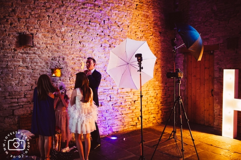 funny wedding photobooth, quirky wedding photobooth in cripps barn