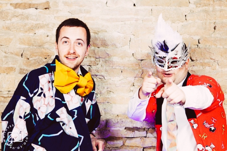 funny wedding photobooth, quirky wedding photobooth in cripps barn