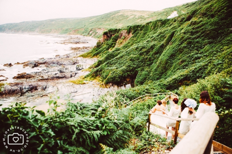 outdoor wedding cornwall