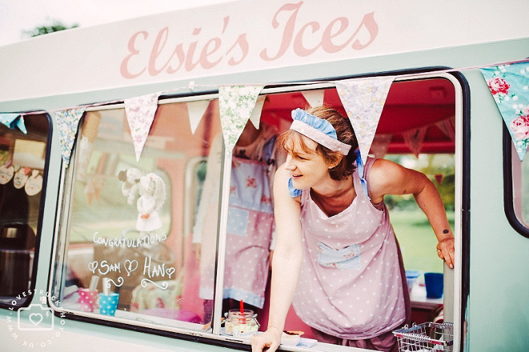 elsies ices, moggerhanger park wedding photography, vintage country house wedding,