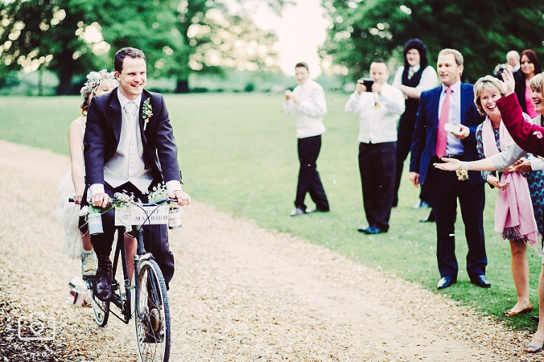 wedding tandem photoshoot, moggerhanger park wedding photography, vintage country house wedding,