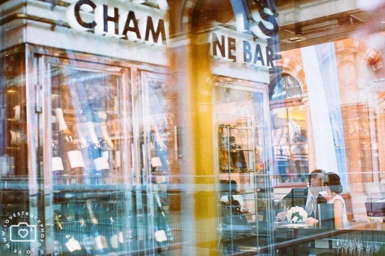 London St Pancras Hotel Underground Wedding Photography