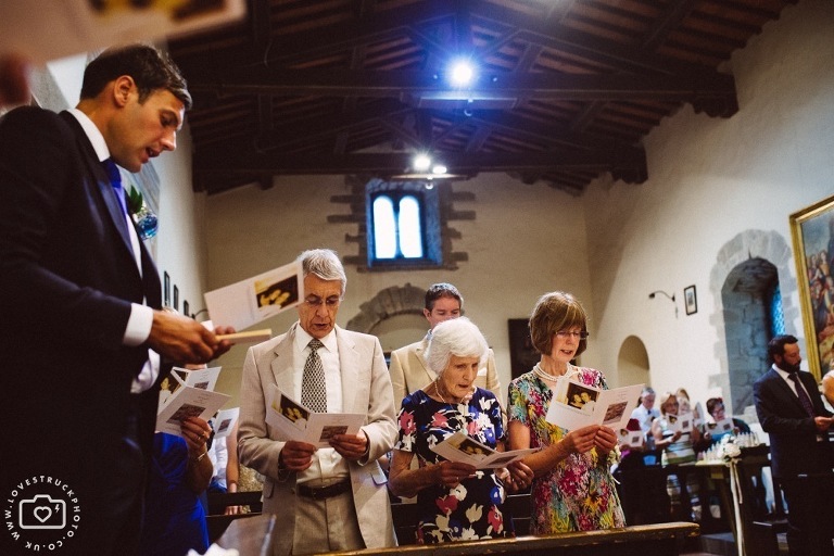 Wedding Ceremony in Castello Di Gargonza