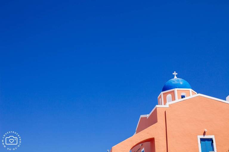 Santorini Destination Post Wedding Shoot