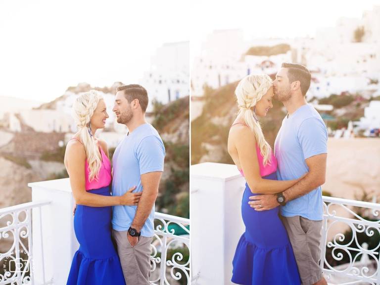 Santorini Destination Post Wedding Portrait Shoot