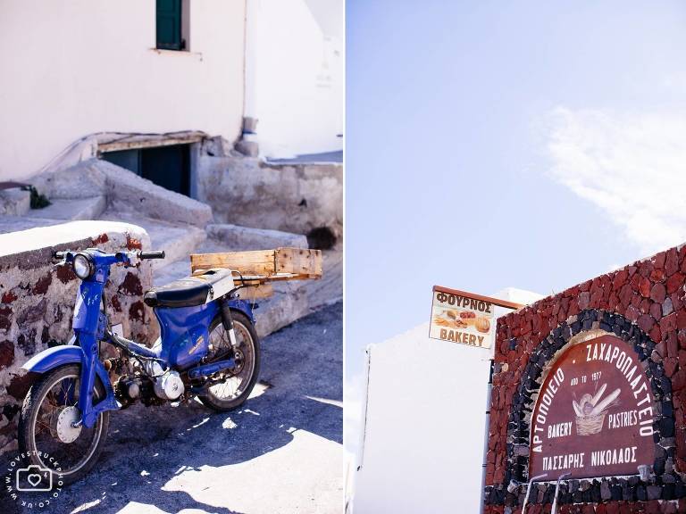 Santorini Oia Portrait Post Wedding Shoot