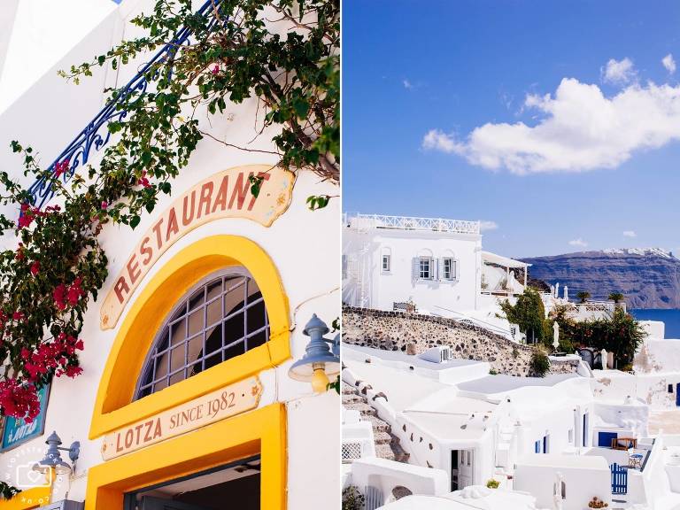Destination Santorini Portrait Photoshoot