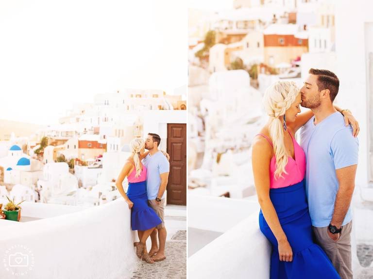 Destination Santorini Portrait Photoshoot