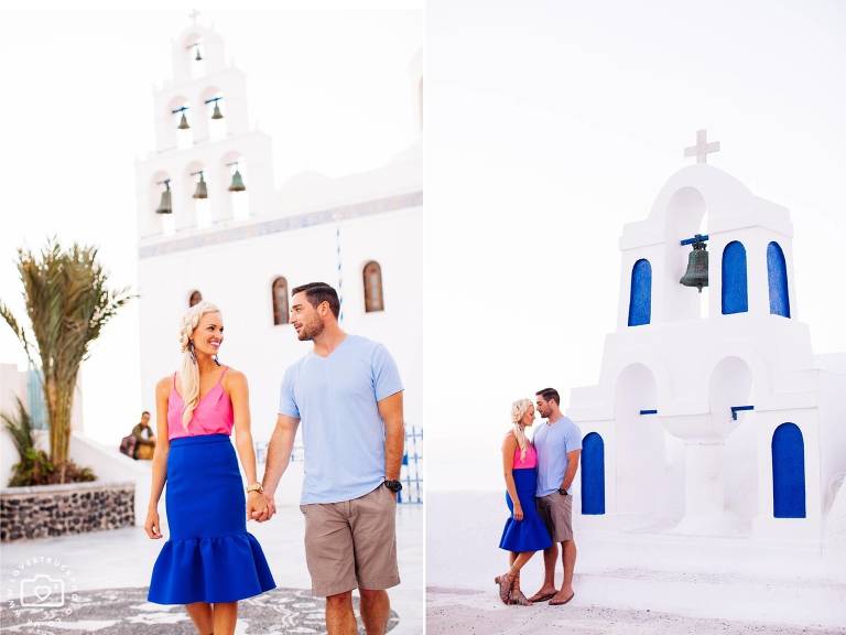 Destination Santorini Portrait Photoshoot