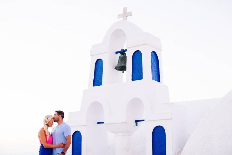 Destination Santorini Portrait Photoshoot