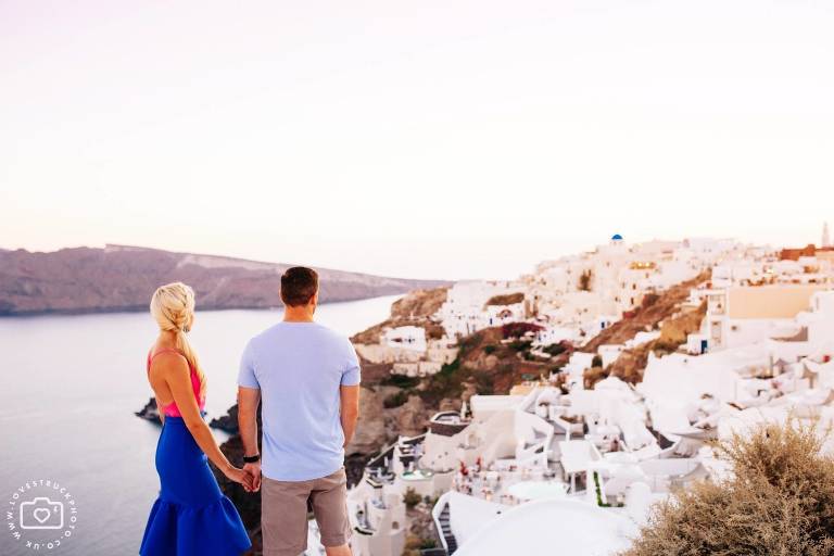 Santorini Oia Sunset Photoshoot