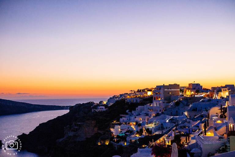 Santorini Oia Sunset Photoshoot