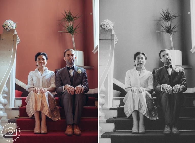 fun wedding photography london, quirky wedding in Kensington