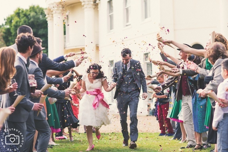 quirky 50's style wedding in london