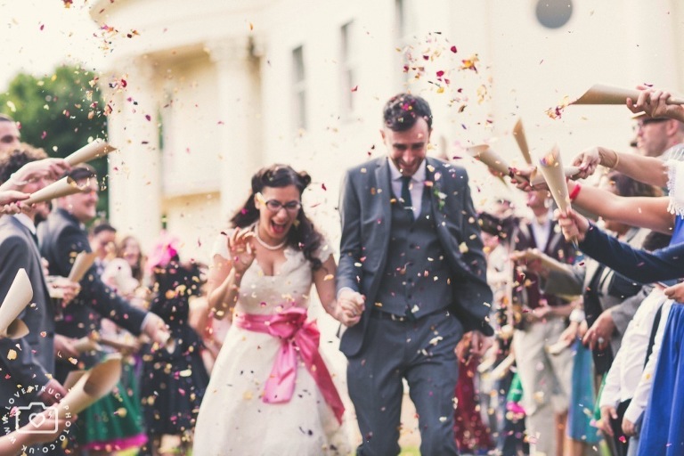 quirky 50's style wedding in london