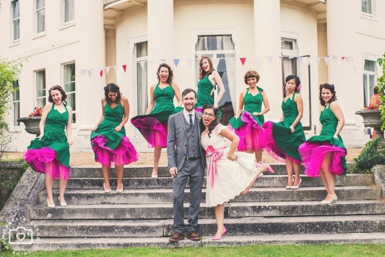 quirky 50's style wedding in london