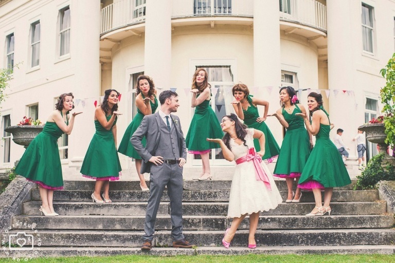 quirky 50's style wedding in london