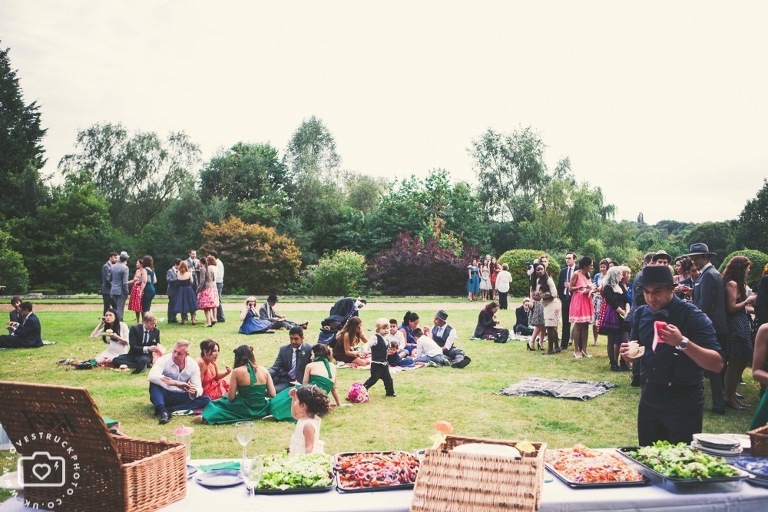 quirky festival wedding in london