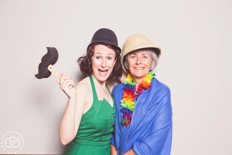quirky wedding photobooth in london