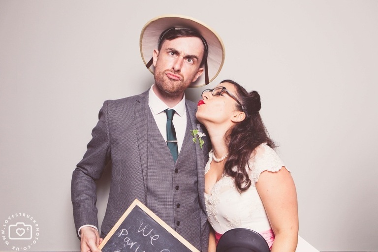 quirky wedding photobooth in london