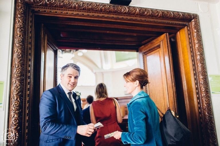 Islington town hall wedding, quirky wedding photography
