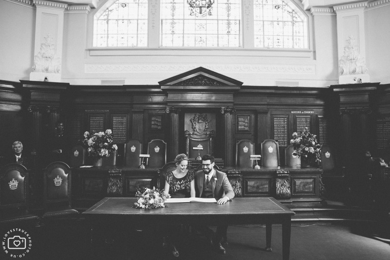 Islington Town Hall Registry Wedding