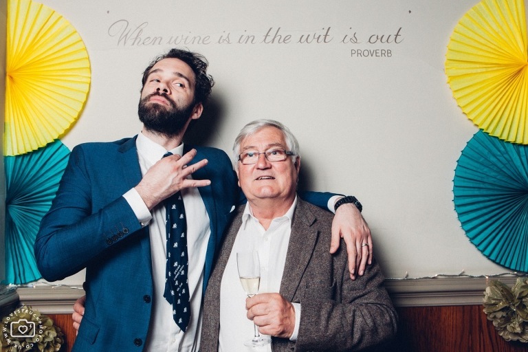 london pub wedding, funny wedding speeches, the canonbury pub wedding, wedding photobooth