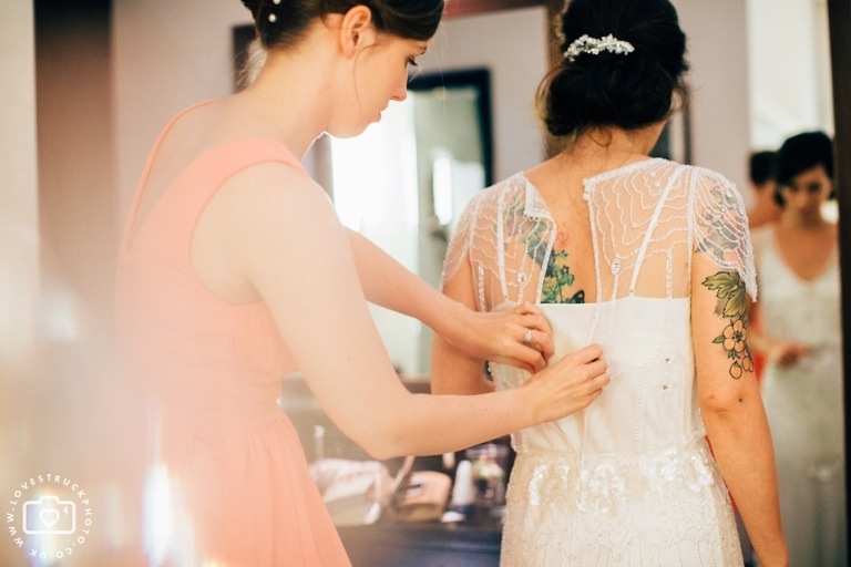 The Montcalme Hotel Wedding Preps, Bridal preparation photos, rock n roll wedding