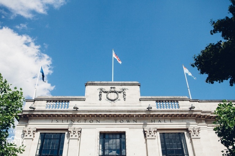 Islington Town Hall Wedding, Rock N Roll Wedding, tattoed bride photos, alternative wedding